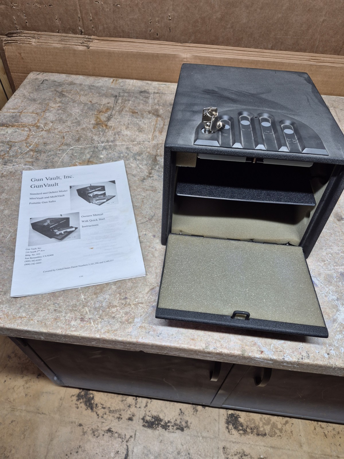 Gunvault Multivault Electronic Handgun / Pistol Safe
