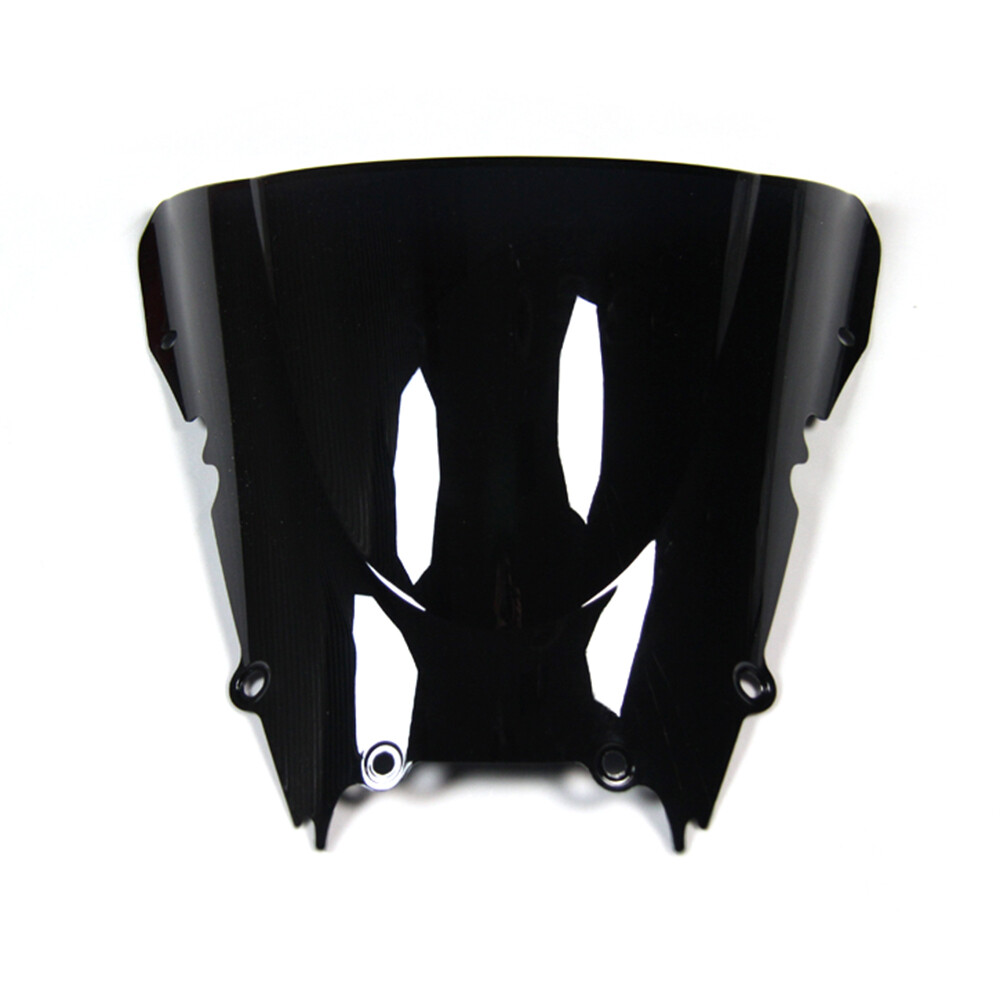 Black Windshield for Yamaha YZF R6 1999 2000 2001 2002 Motorcycle ABS Winscreen