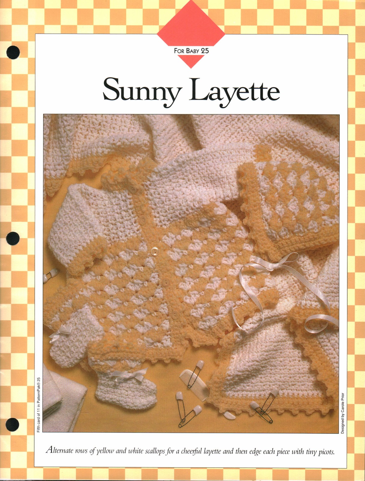 Sunny Layette - For Baby 25 | Vanna Crochet Faves 85250-F