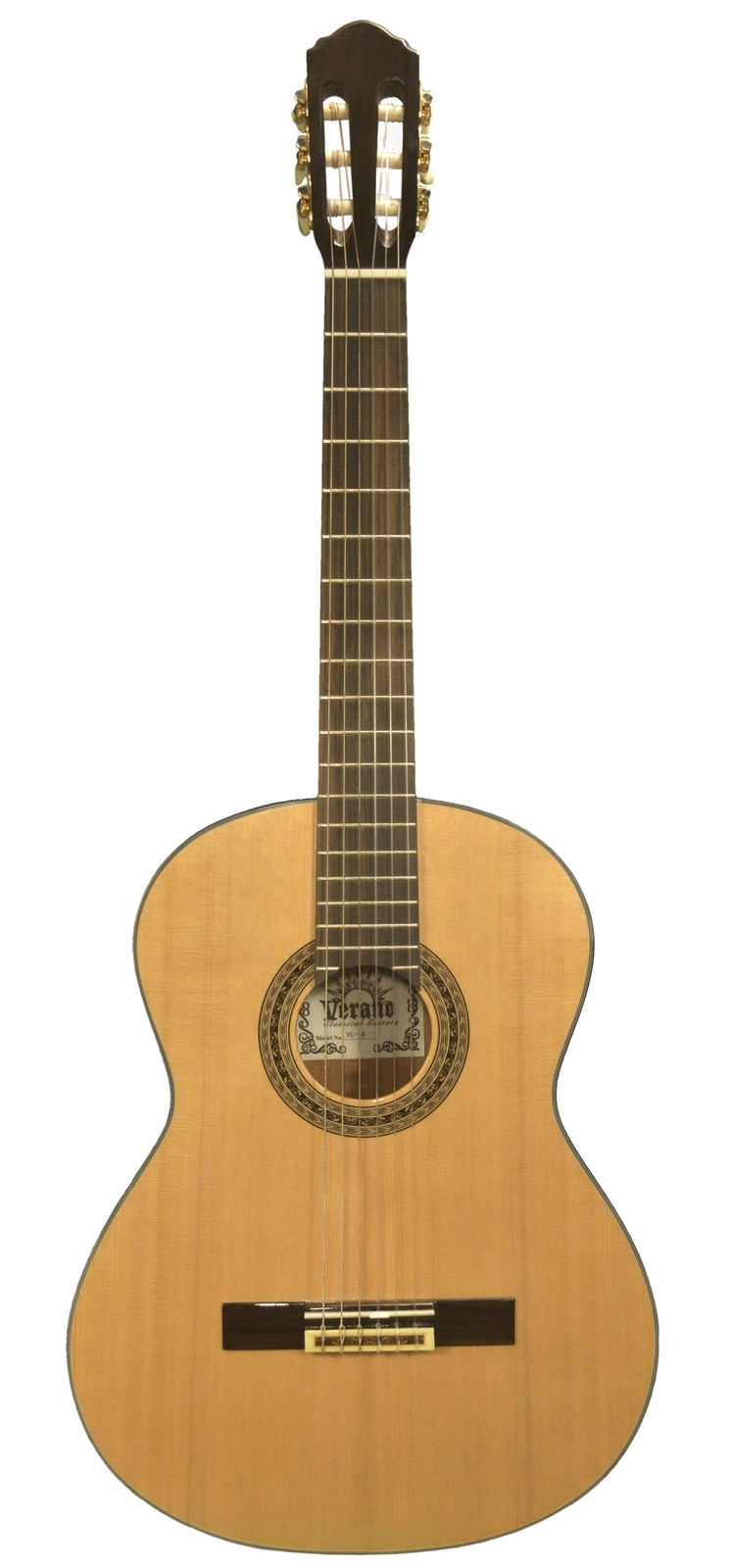 Verano VG18 Cedar Mahogany Classical Guitar Solid Cedar Top Gold Tuning Machines