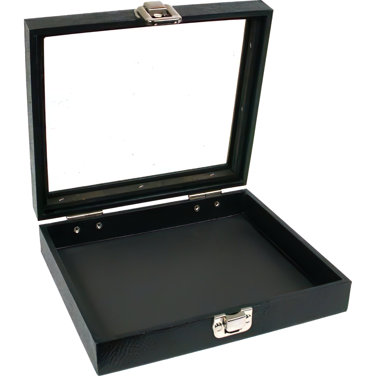 50 Gem Jars White Display Tray Glass Lid Travel Case