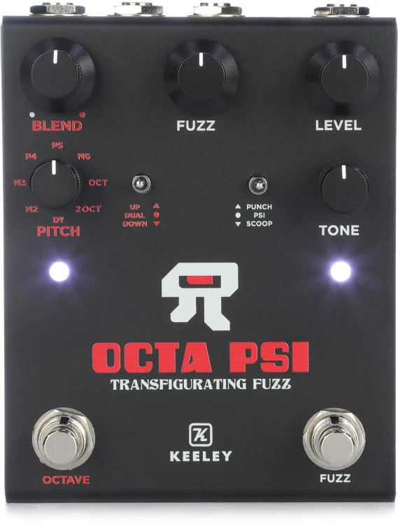 Keeley Octa Psi Transfigurating Fuzz Pedal with Polyphonic Pitch Shifting