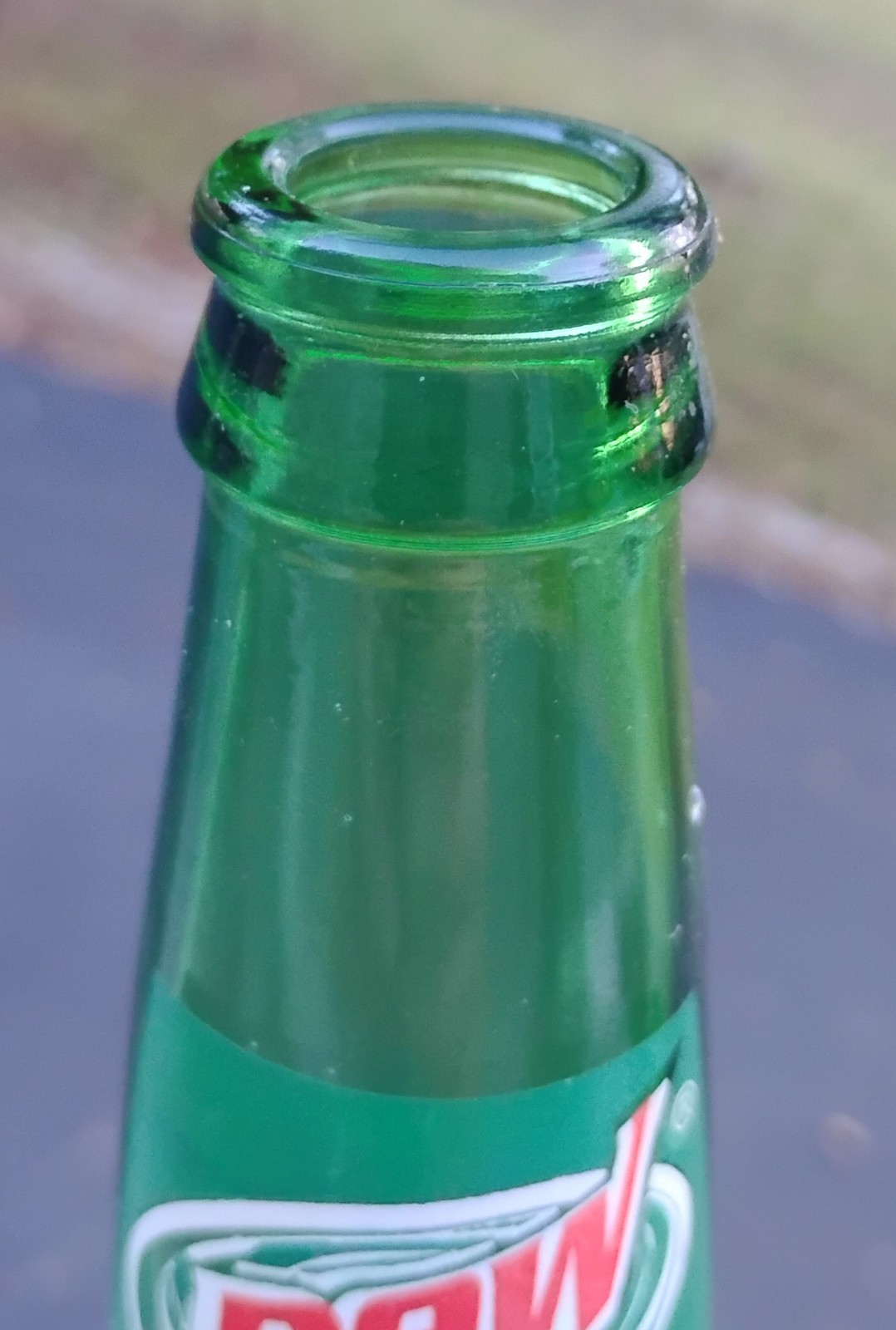 Vintage 12oz MOUNTAIN DEW "DEW CREW" Soda Bottle NASCAR Racing SIGNATURES Mint