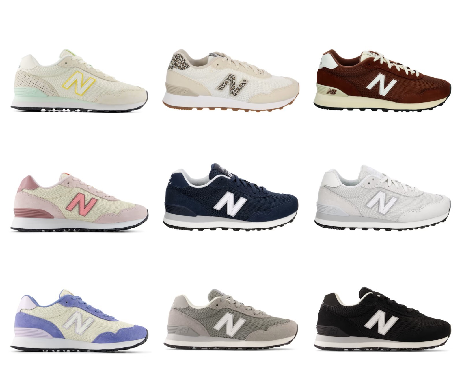 New Balance 515 V3 Women's Suede/Mesh Athletic Running Low Top Training Shoes