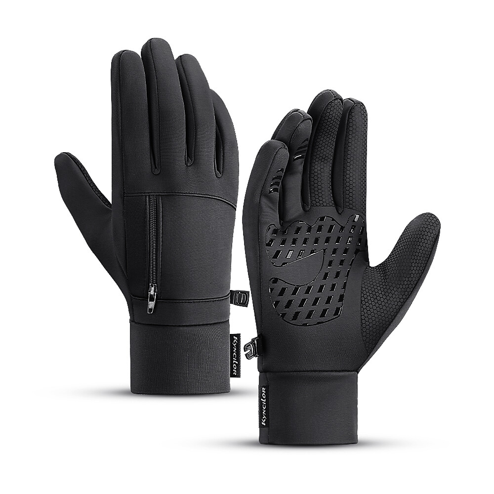 Winter Running Gloves Windproof Water-Resistant Thermal Touchscreen Liner Gloves