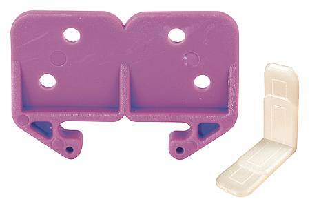 PRIME-LINE R 7130 Drawer Track Guide Kit,Plastic,Purple,PR 436A76