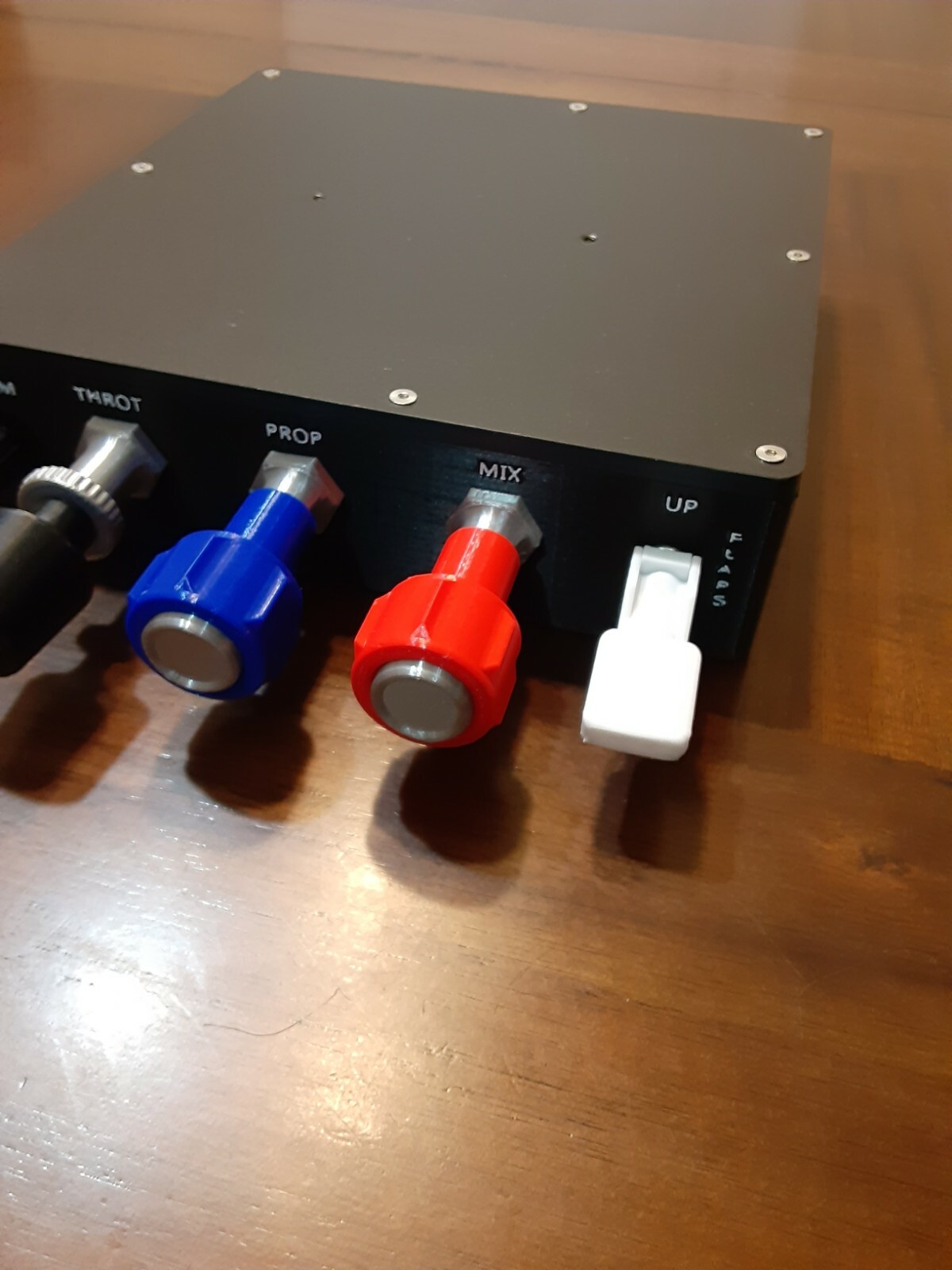 Cessna Throttle Quadrant Prop Mixture Flaps Trim Controller For Flight Sims
