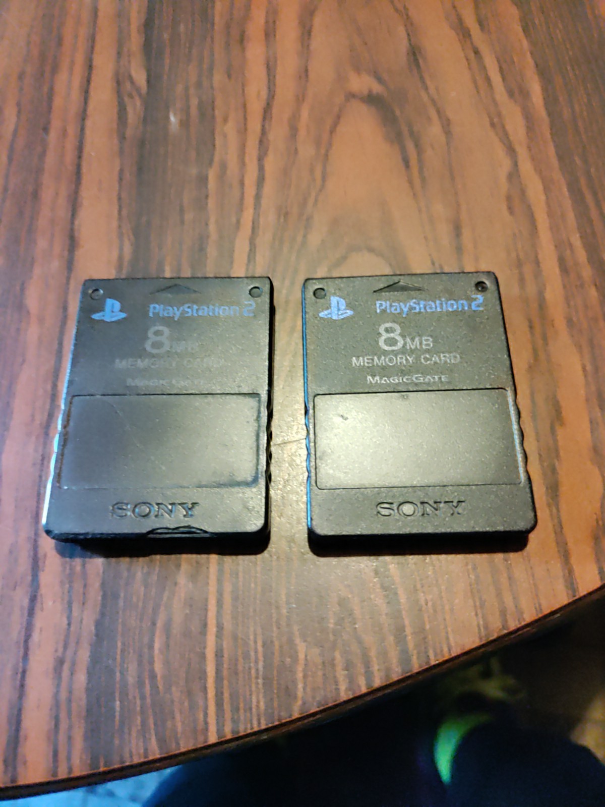 OEM Sony PS2 PlayStation 2 8MB Memory Card Lot Of 2 MagicGate
