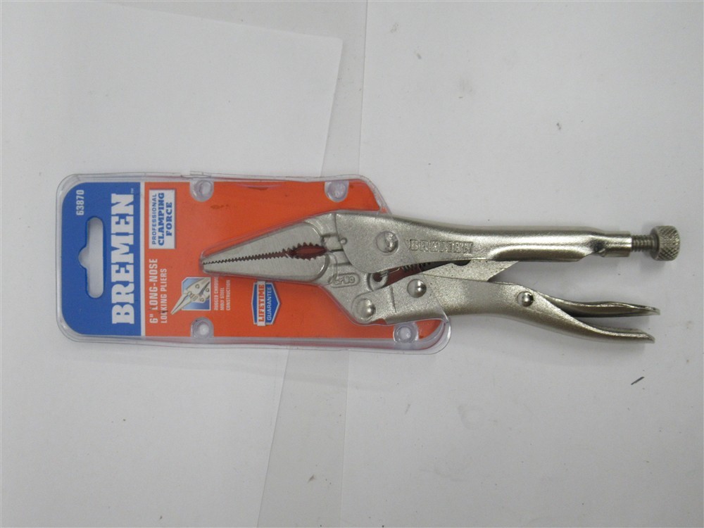 Bremen 63870 , 6" Long Nose Locking Pliers