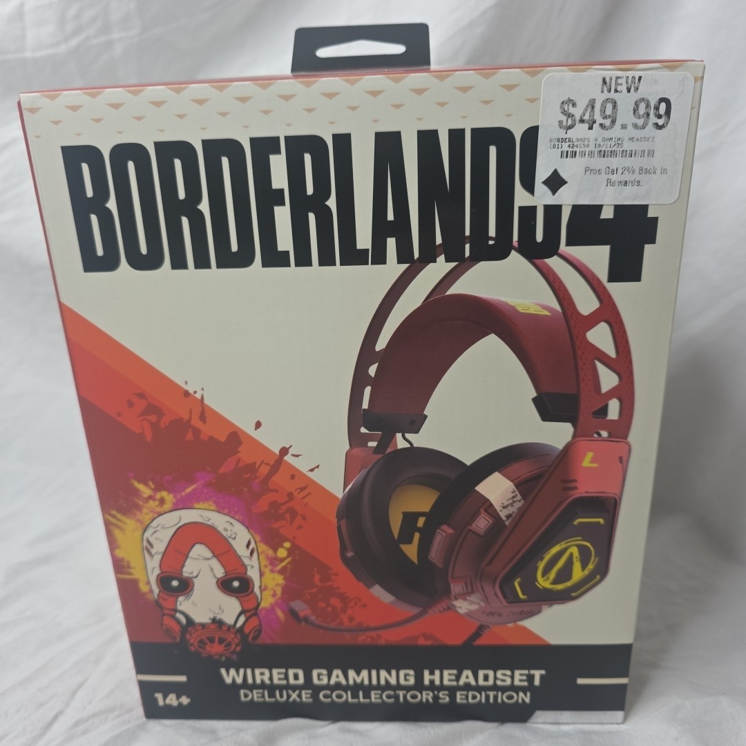 Borderlands Four 4 Wired Gaming Headset Deluxe Collector's Edition (CKW)