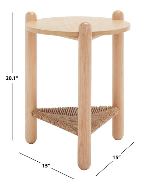 Safavieh MACIANNA WOVEN SHELF ACC TABLE, Reduced Price 2172745502 SFV4145D