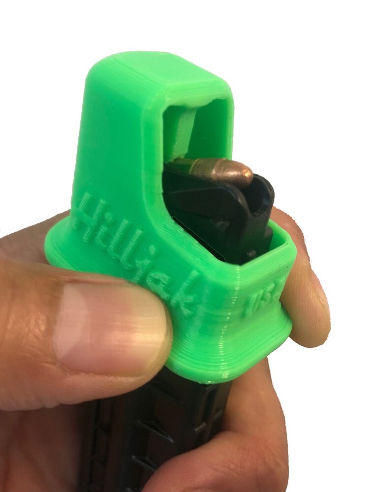 Hilljak Magazine Speed Loader Designed to fit Keltec P-17 22LR, QLK22 Neon Green