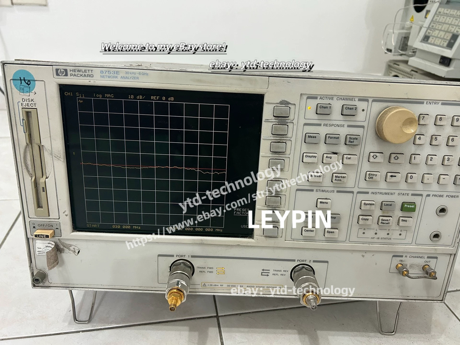 Agilent 8753E Network Analyzer 3Ghz opt:275#ytd