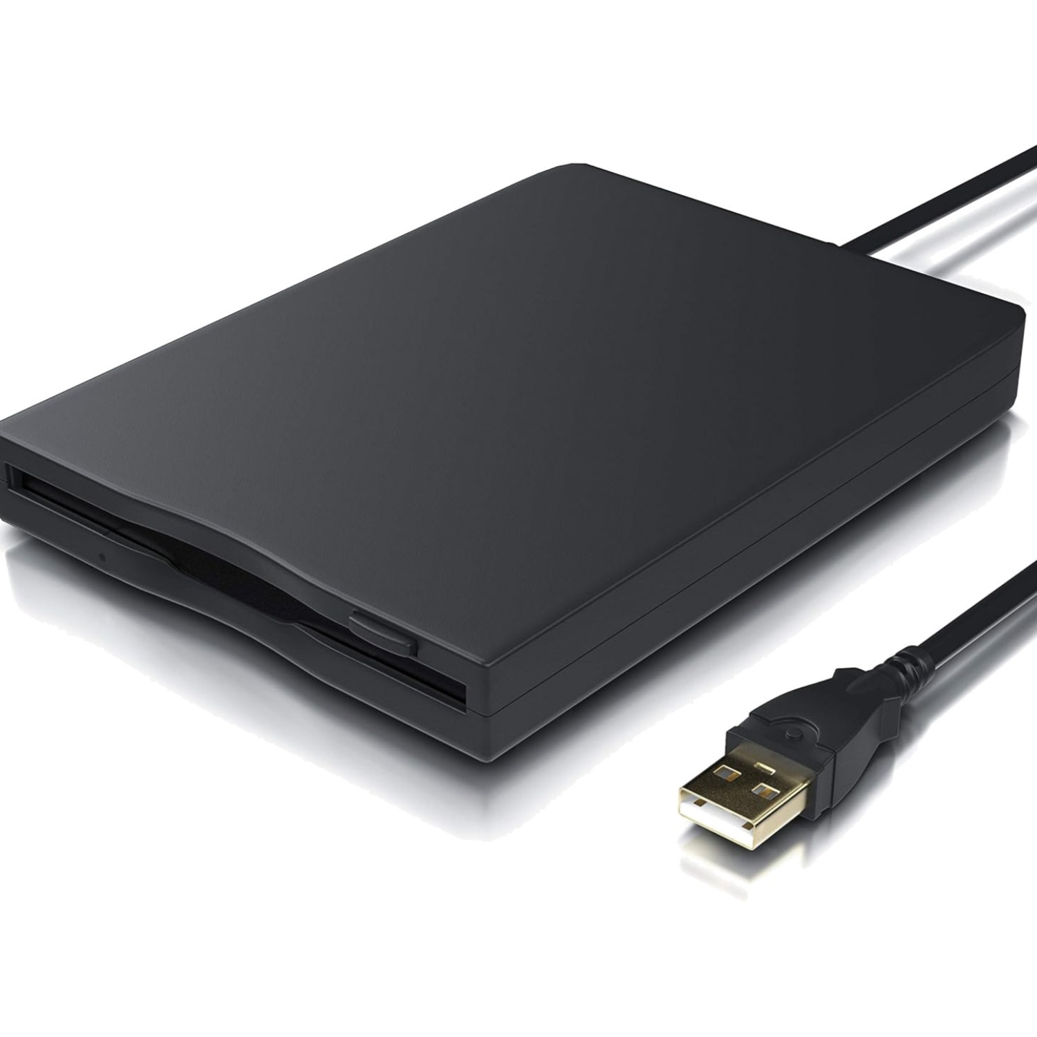 USB Floppy Drive Portable 3.5-inch External Reader for Windows Mac Linux