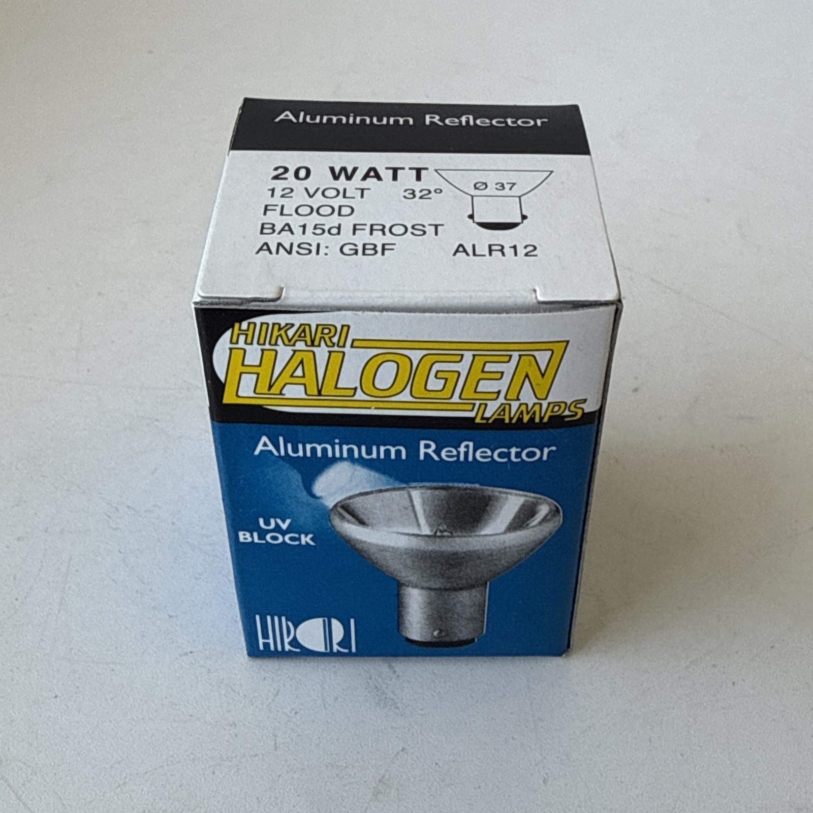 GBF ALR12 Hikari 6435FR 20W 12V Halogen Frosted Display Lamp