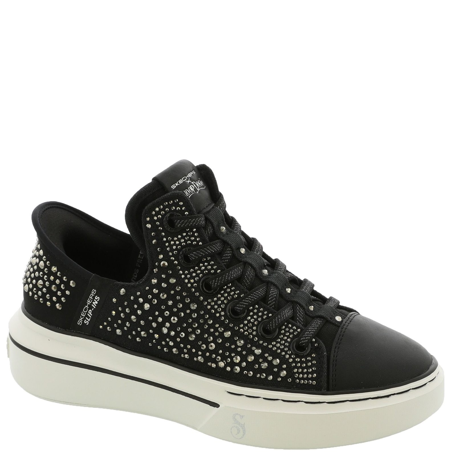 Skechers x Snoop Dogg Slip-Ins: Snoop One-Rhine-Stoned Women's Slip On