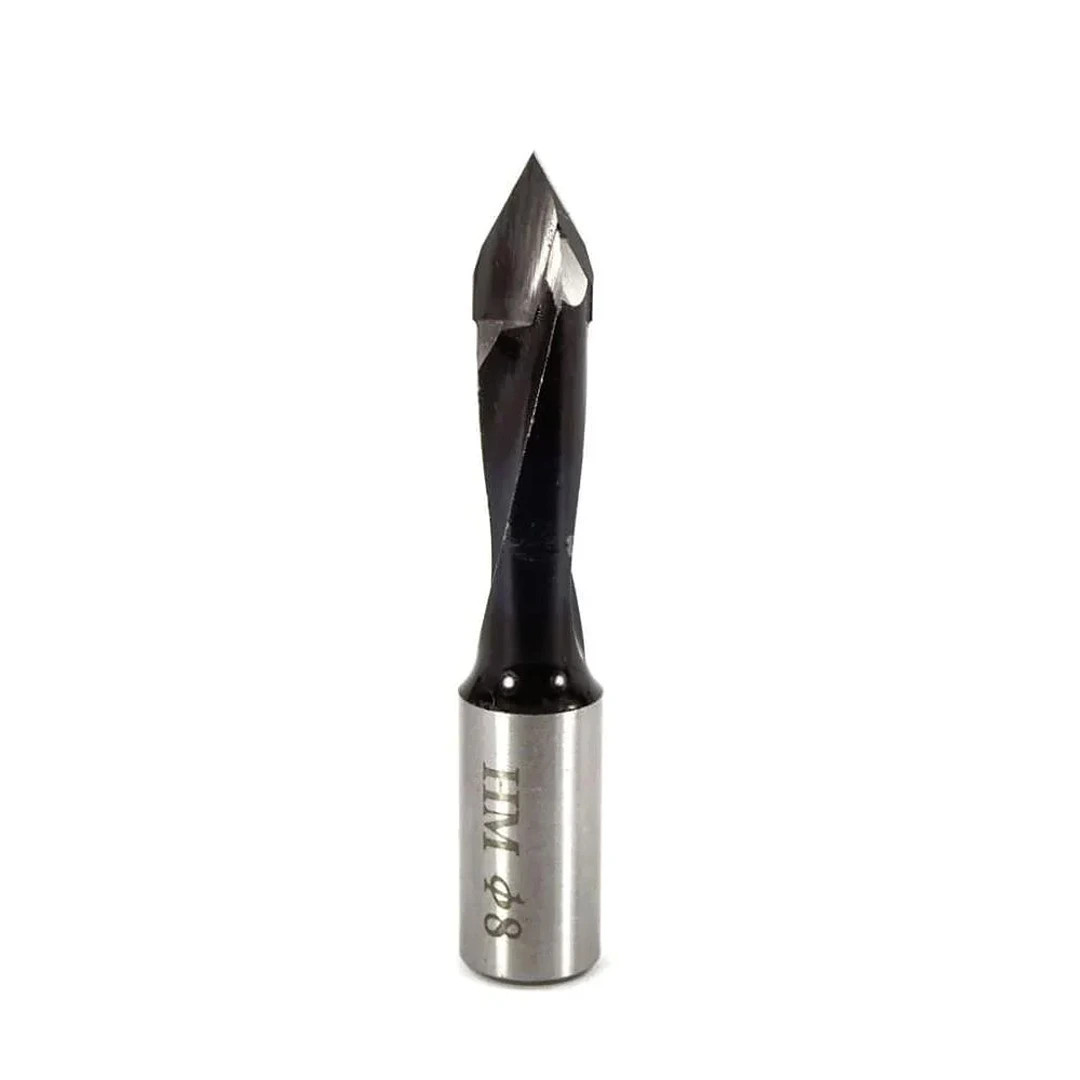 Whiteside DT8-57 Right Hand V-Point Dowel Drill 8mmCD, 57mmOAL