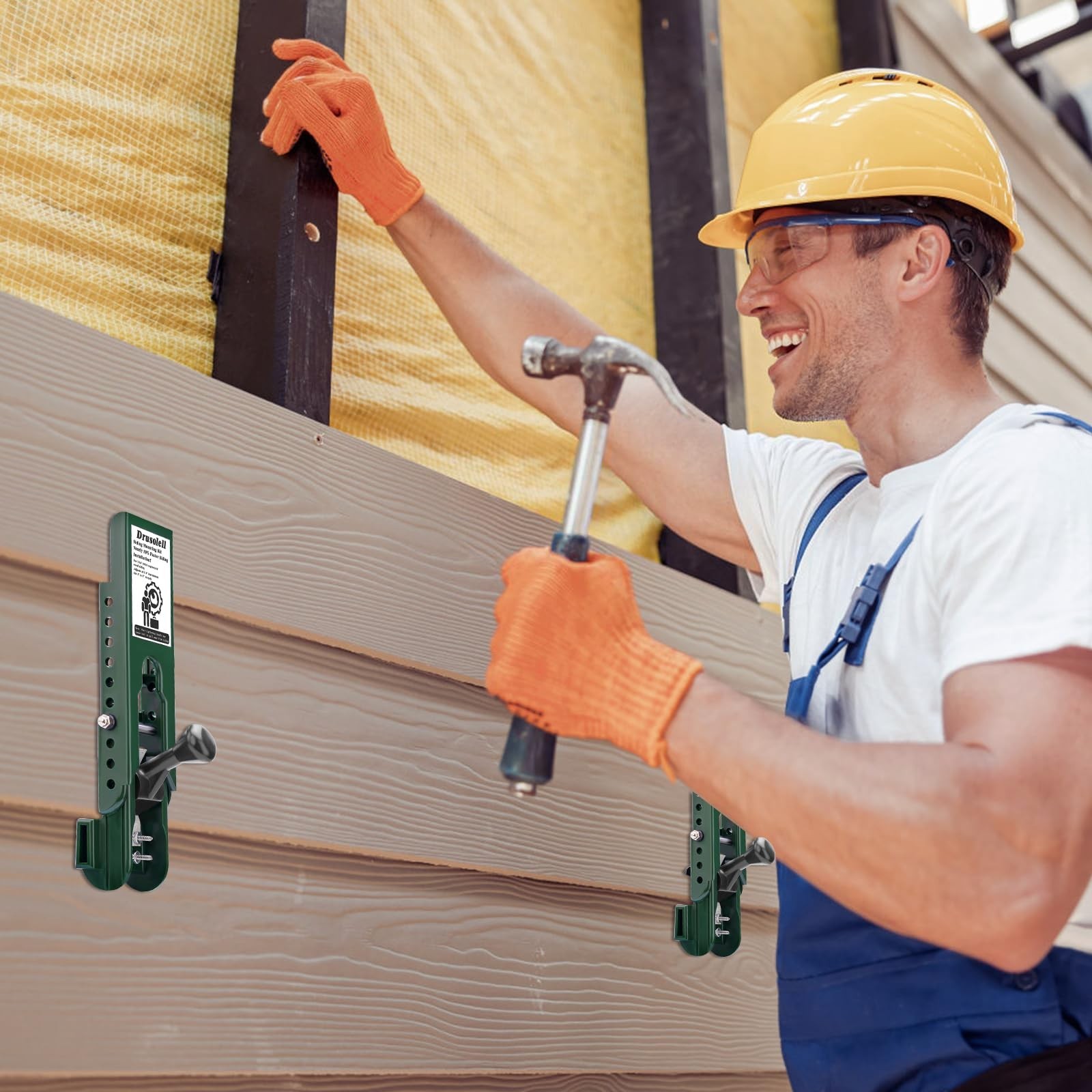 Siding Installation Tools, Siding Mounting Kit with Adjustable Reveals, Lap S...