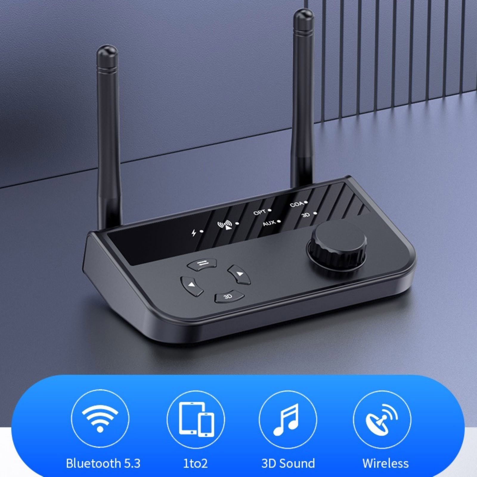1PC 5.3 version New Bluetooth Receiver For Seamless Auto Reconnection