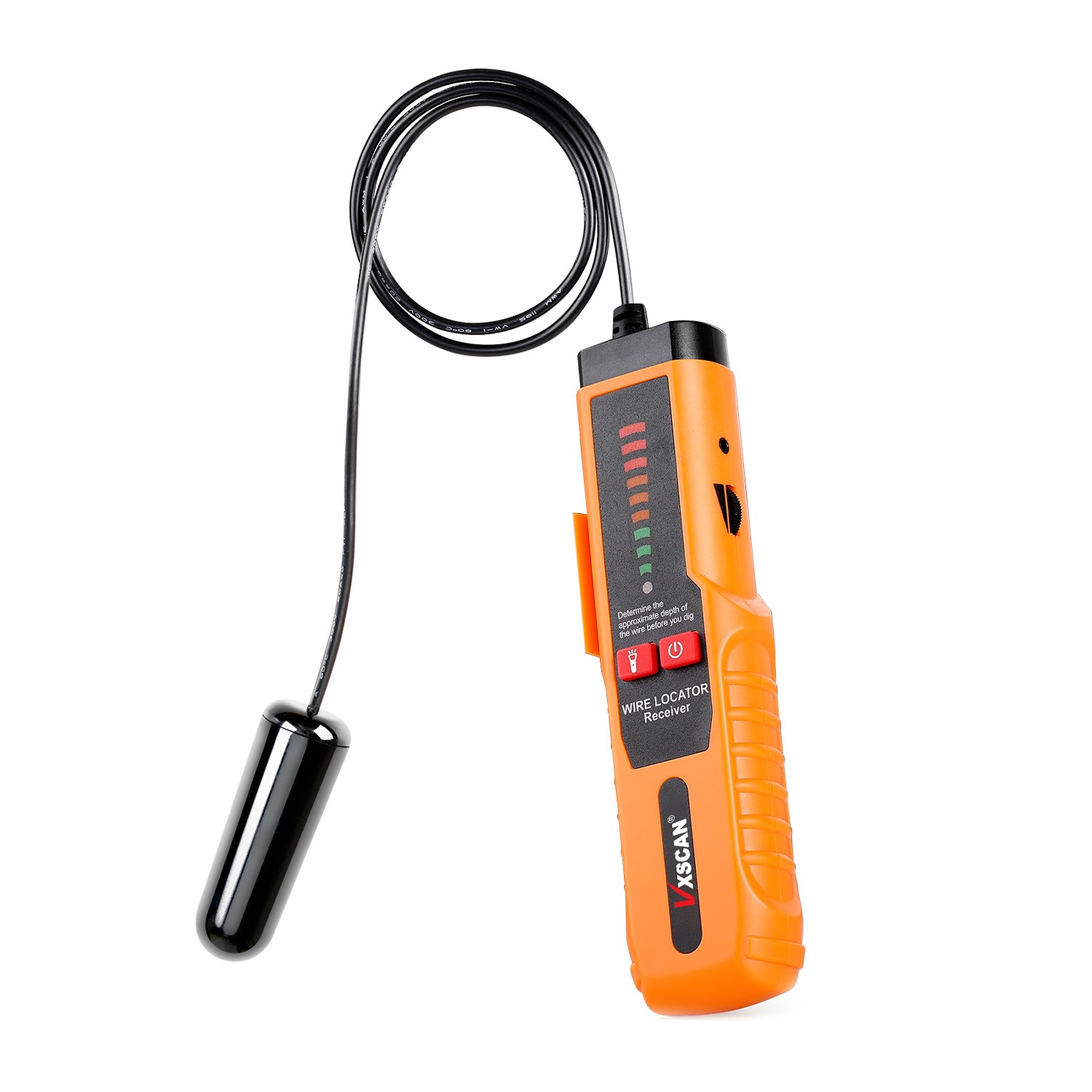 VXSCAN F04 Underground Cable Wire Locator Tracker Lan With Earphone Cable Tester