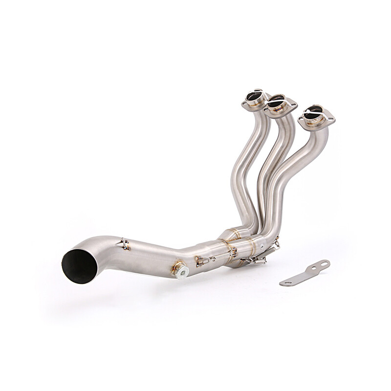 Slip For Yamaha MT09 FZ09 Tracer 900 Full Exhaust Muffler Header Front Link Pipe