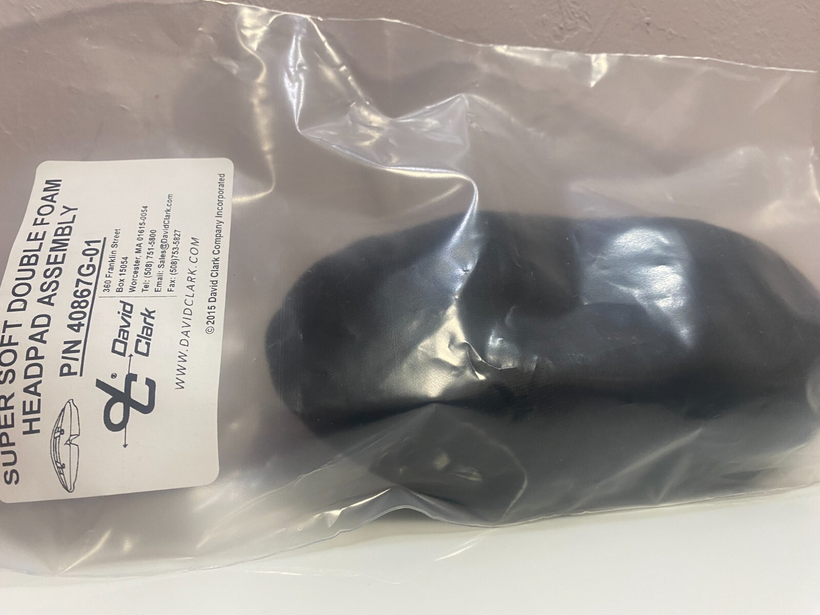 Original, David Clark Head Pad Restraint 40867G-01 fits H10-13 Series Headsets
