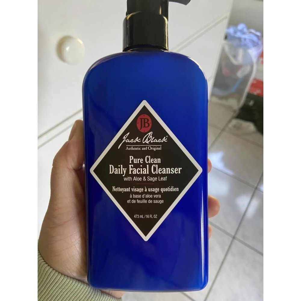 NIB 100% Jack Black Pure Clean Daily Facial Cleanser 473 mL Standard size