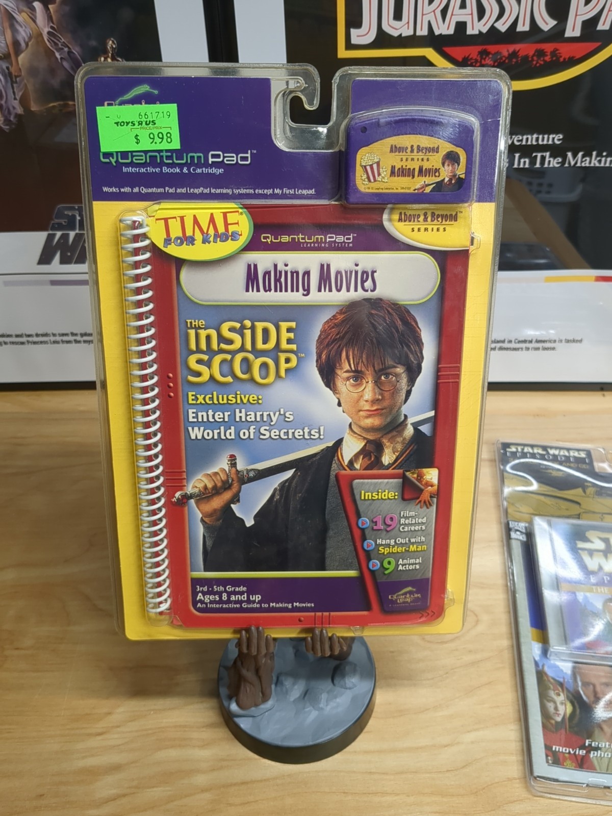 Quantum Leap Pad HARRY POTTER Interactive Book & Cartridge Making Movies NEW