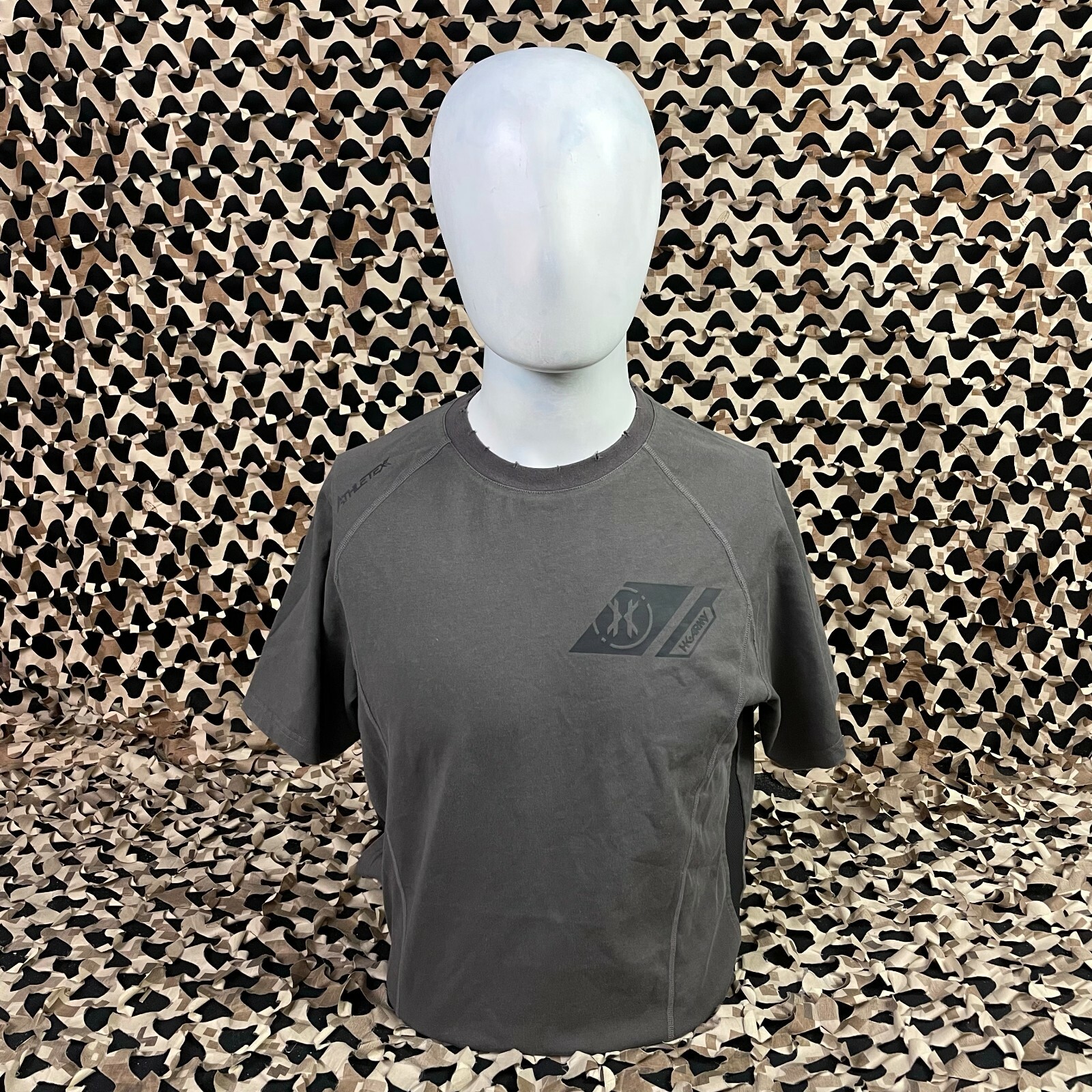 NEW HK Army Athletex Division T-Shirt  - Grey Haze - XXX-Large