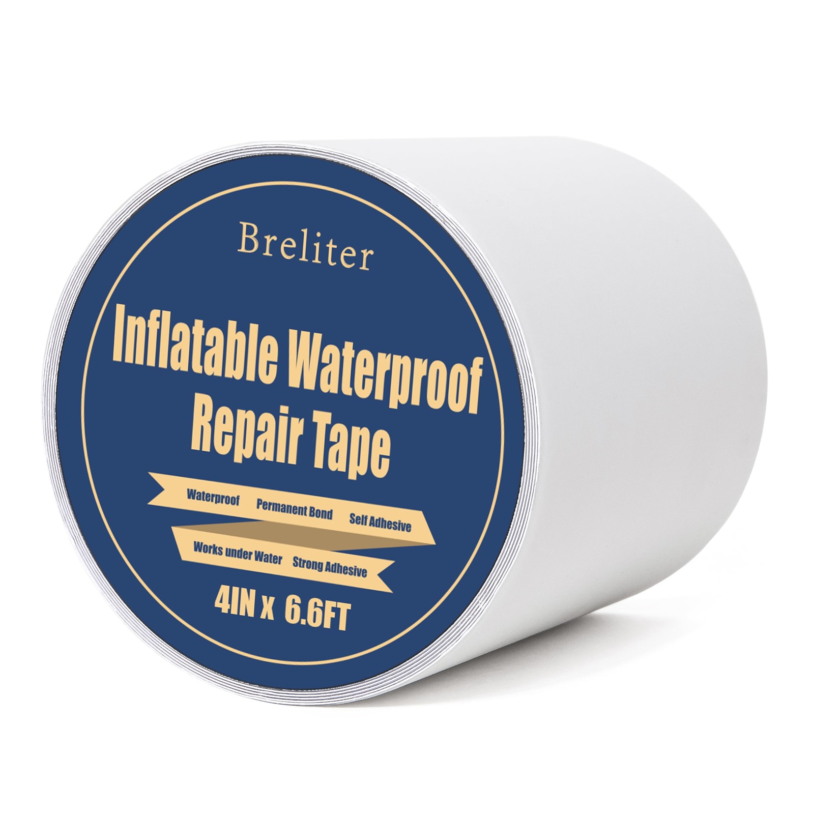 Breliter Inflatable Waterproof Repair Tape - 4in x 6.6ft, x 6.6ft
