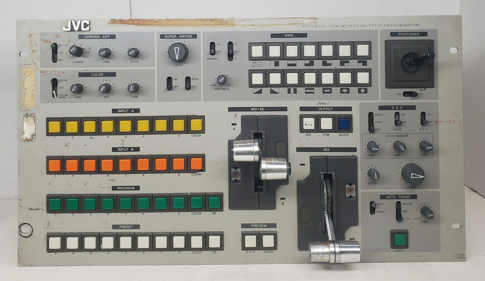 JVC KM-2500 Digital Color Special Effects Generator Untested