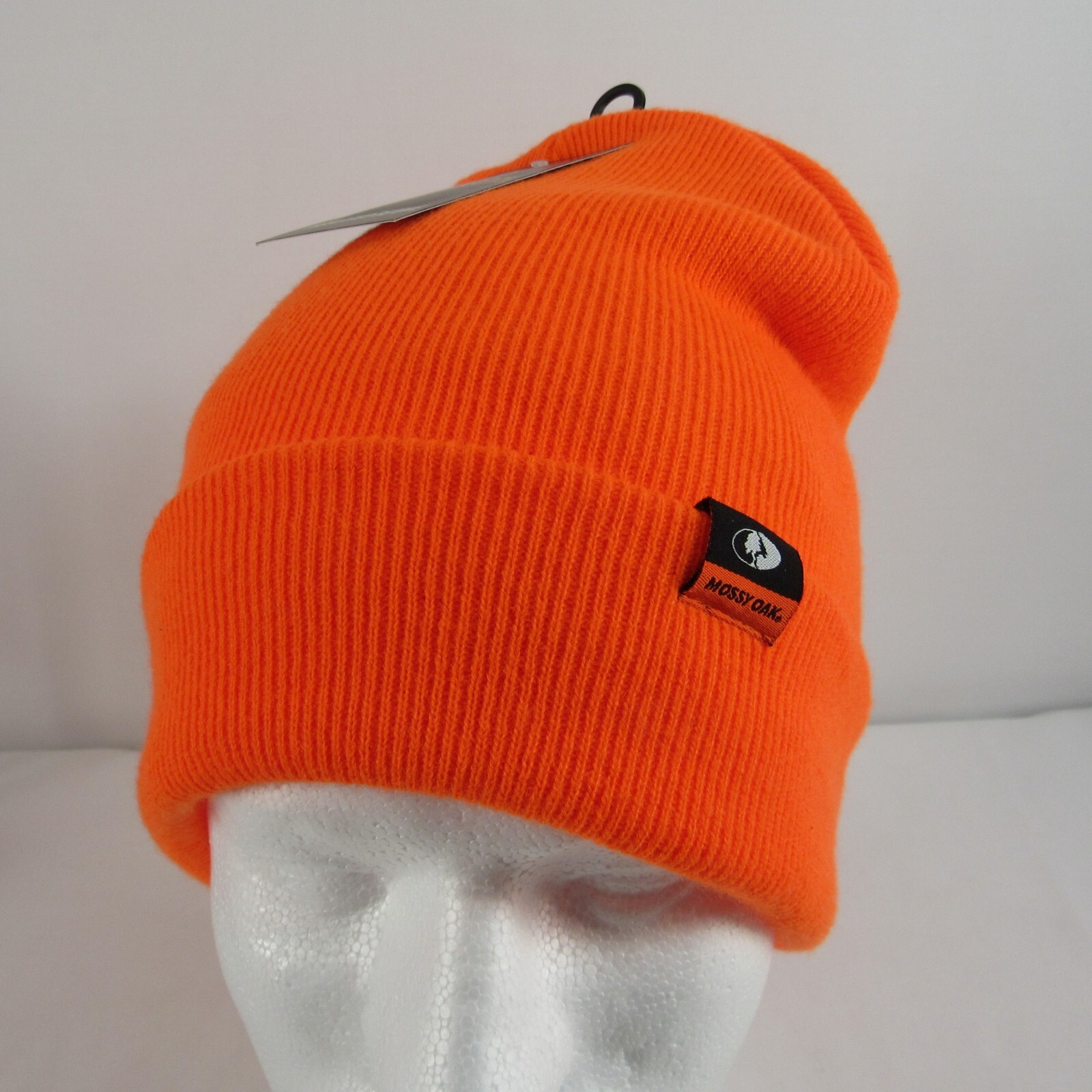 MOSSY OAK Hunter's Safety Orange Beanie Cap Hat Insulated OSFM Adult New w/ Tags