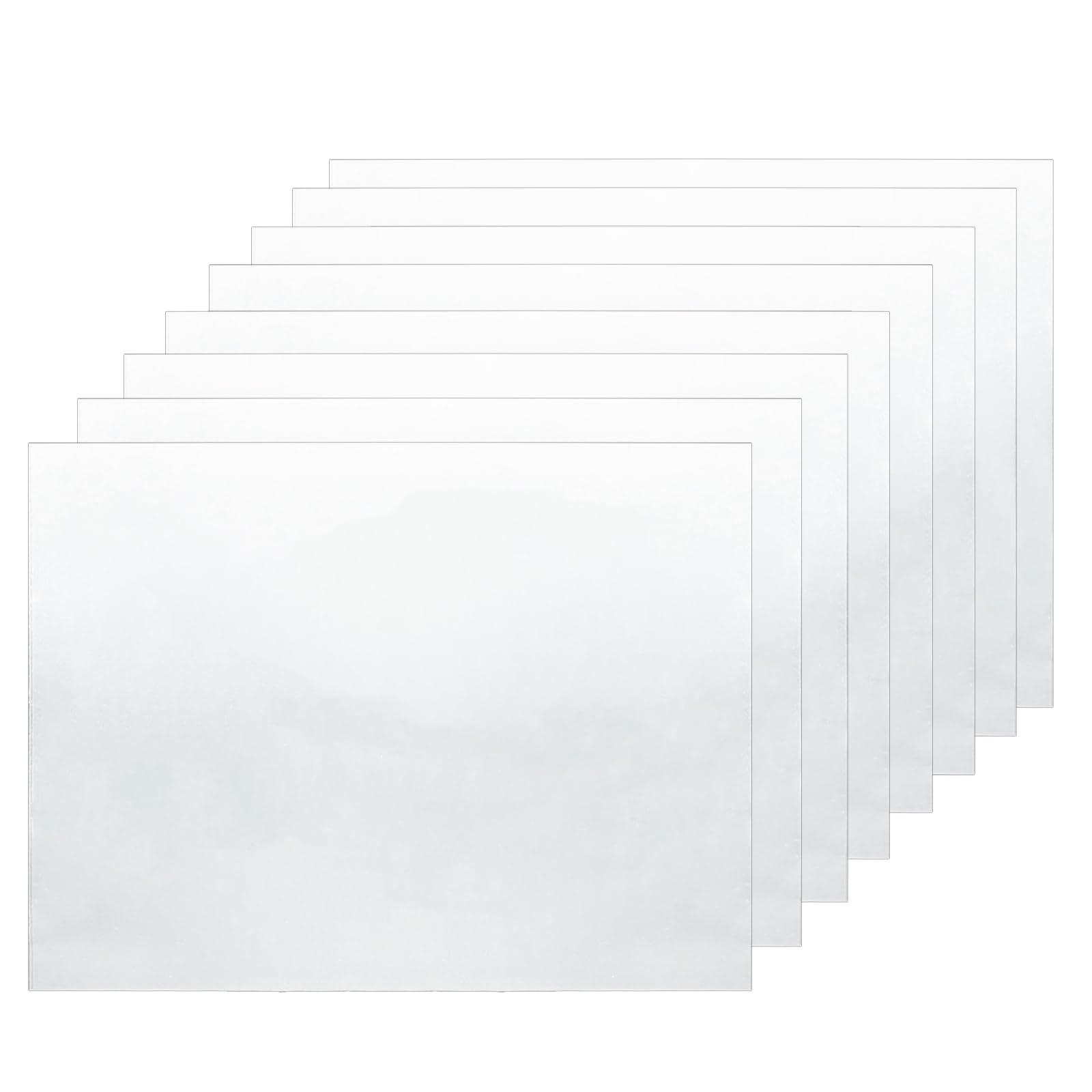 8 PCS 12x18 Inch Quilting Template Plastic Sheets Translucent Sewing Fabric