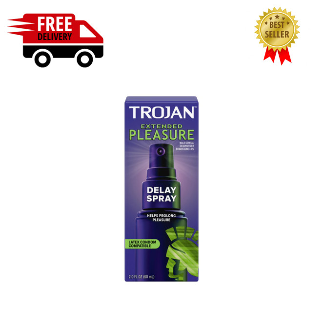 Extended Pleasure Delay Spray for Men, 2.0 Fl Oz.