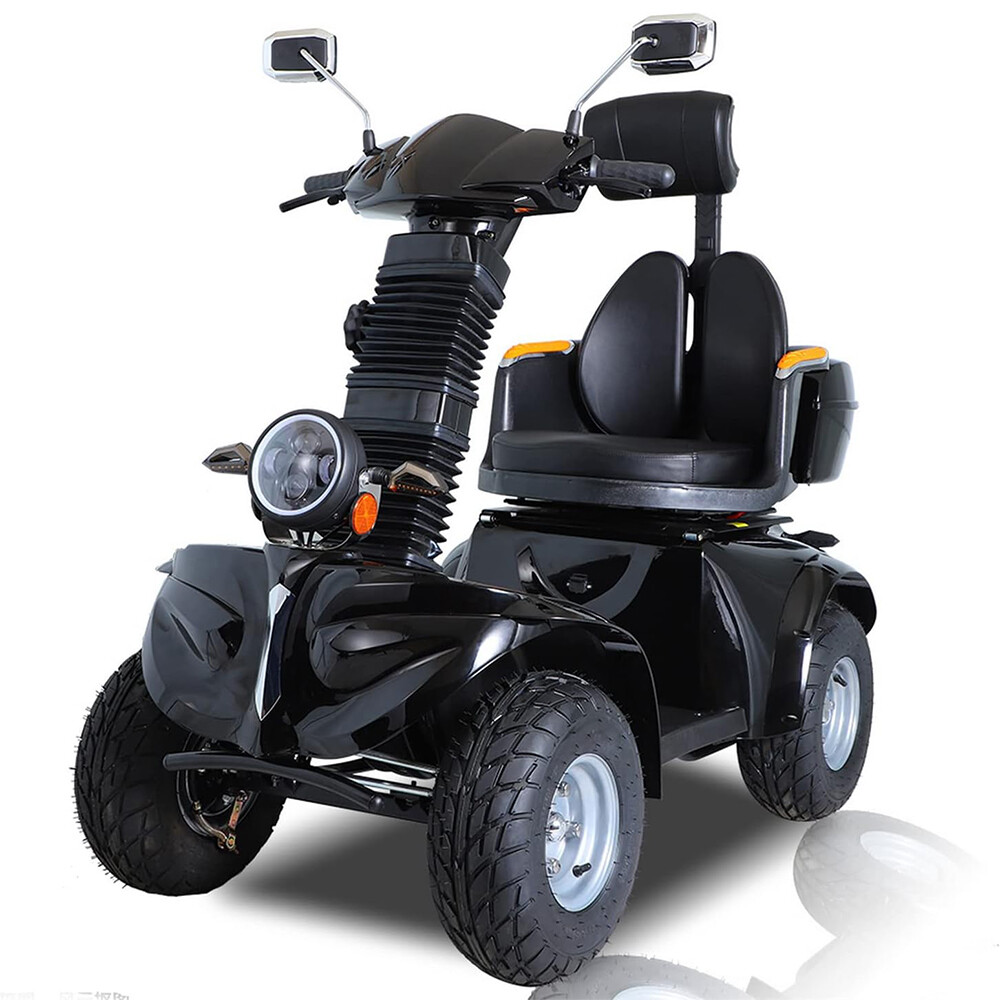 4-Wheel 1000W All-Terrain Electric Powered Mobility Scooter Heavy Duty Scooter