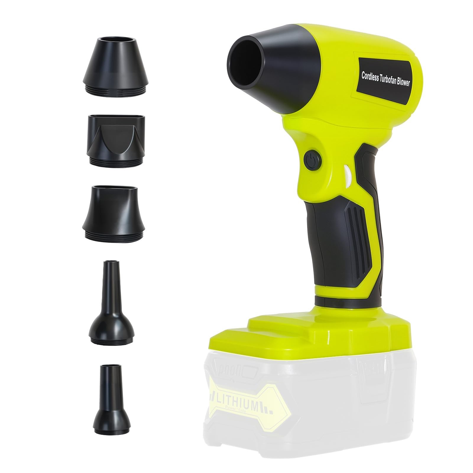 2026 Brushless Leaf Blower Cordless for Ryobi 18V Battery, Lightweight Electr...