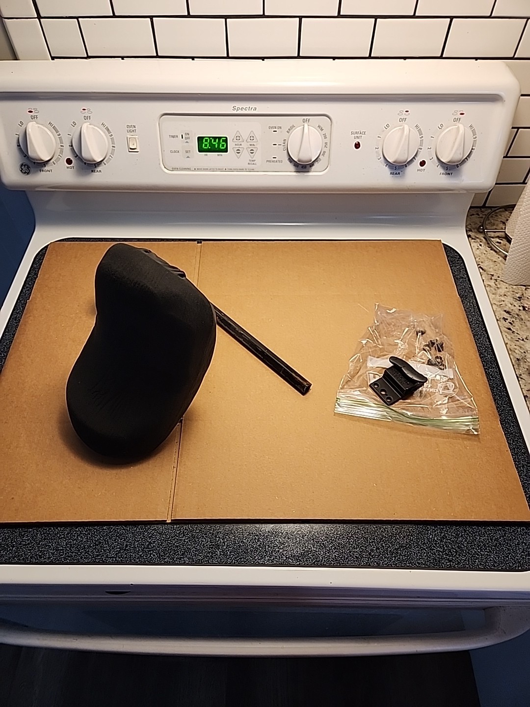 10.5"x6" Stealth Headrest & Mount, Wheelchair Jazzy Quantum