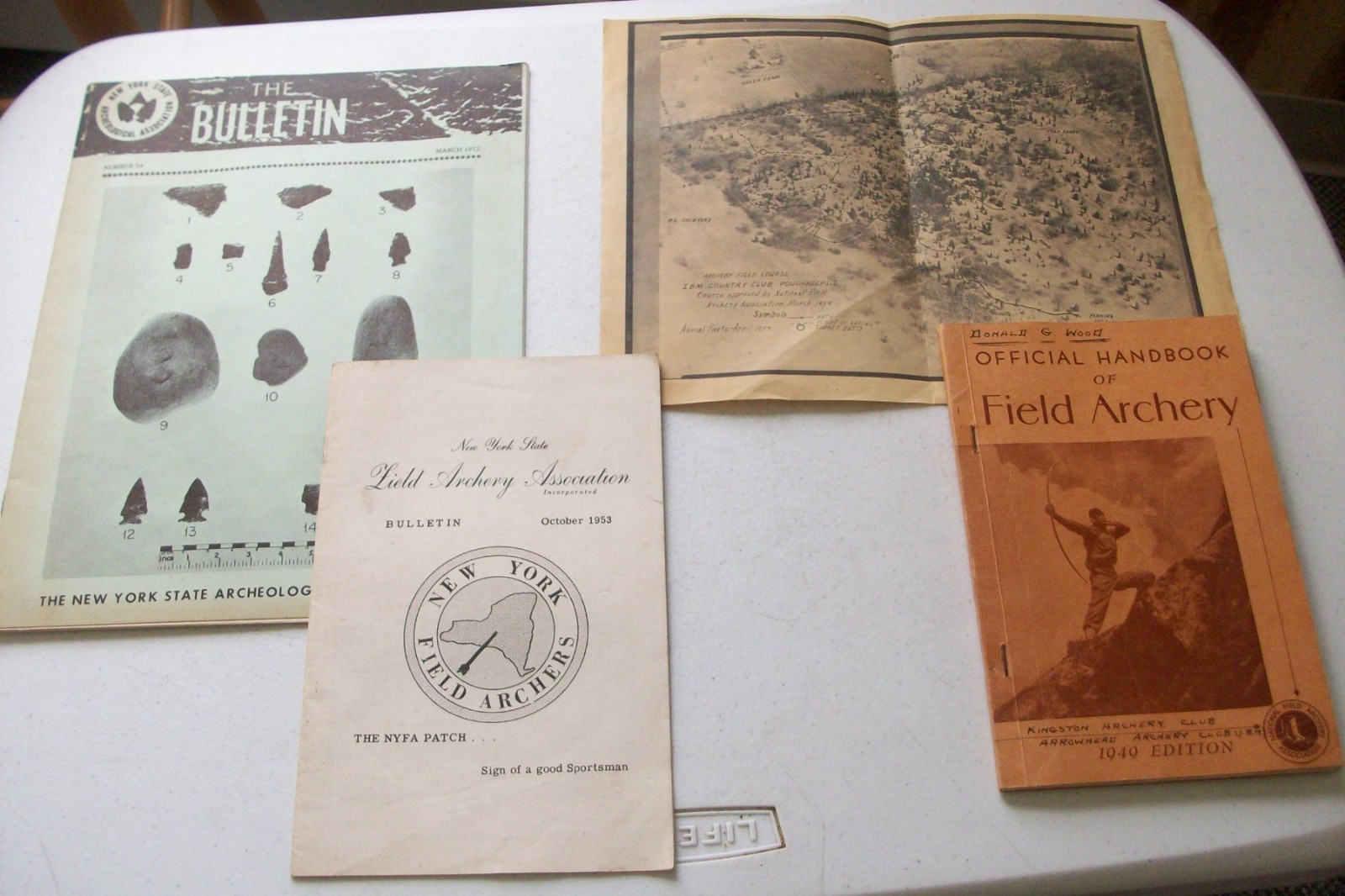 Lot  "1949-1953 New York State Field Archery  Association Bulletin & BONUSES"