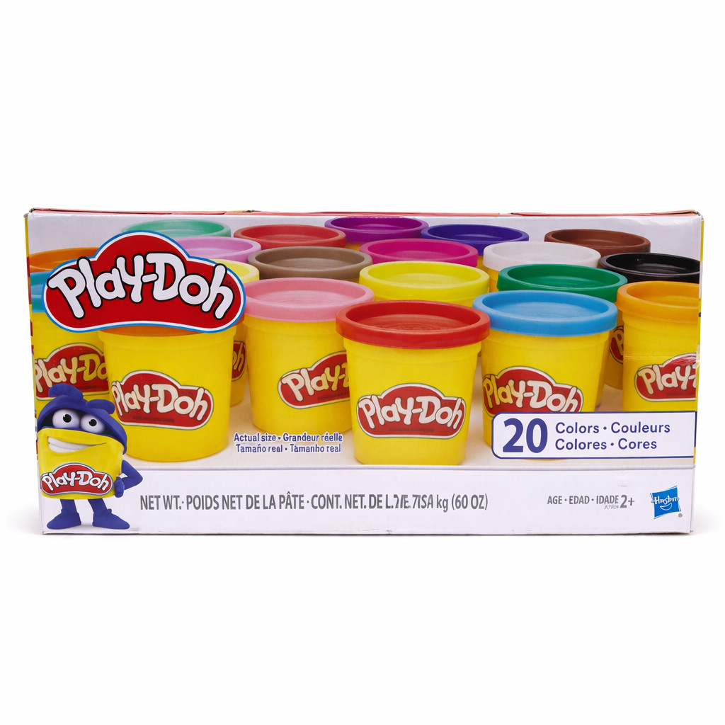 Play-Doh Modeling Compound Super Color Pack 20 Different Colors Non-Toxic New