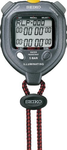 SEIKO Illuminating Light Stopwatch 5ATM Water Resistant SVAE301 NEW from Japan