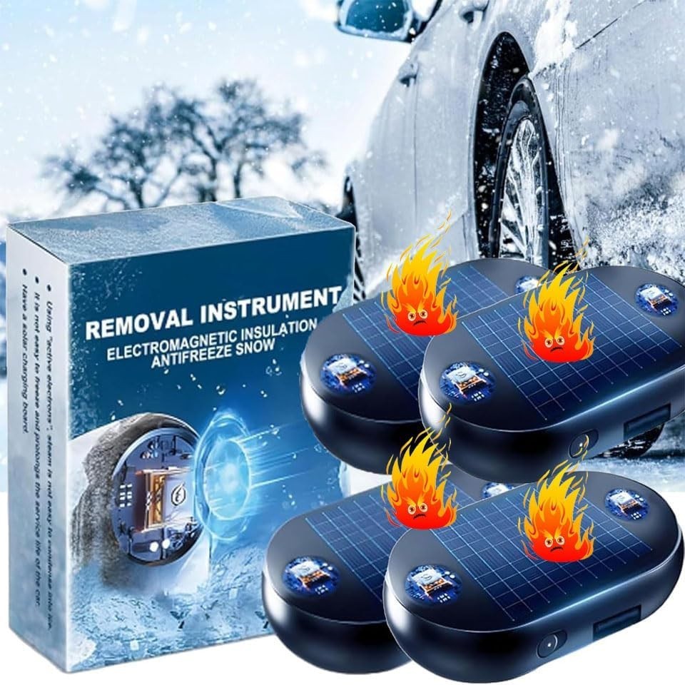 4 Pcs Electromagnetic Anti-freezing Device,electromagnetic Car Snow Removal