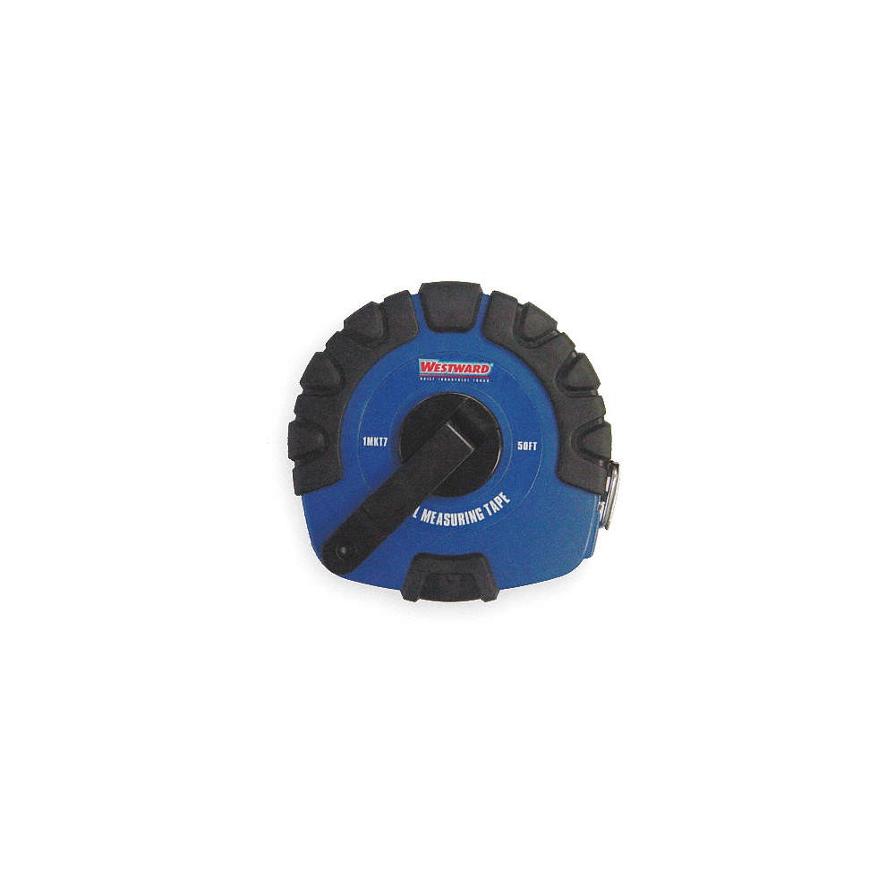 WESTWARD 1MKT7 Long Tape Measure,3/8Inx50 ft.,Steel 1MKT7