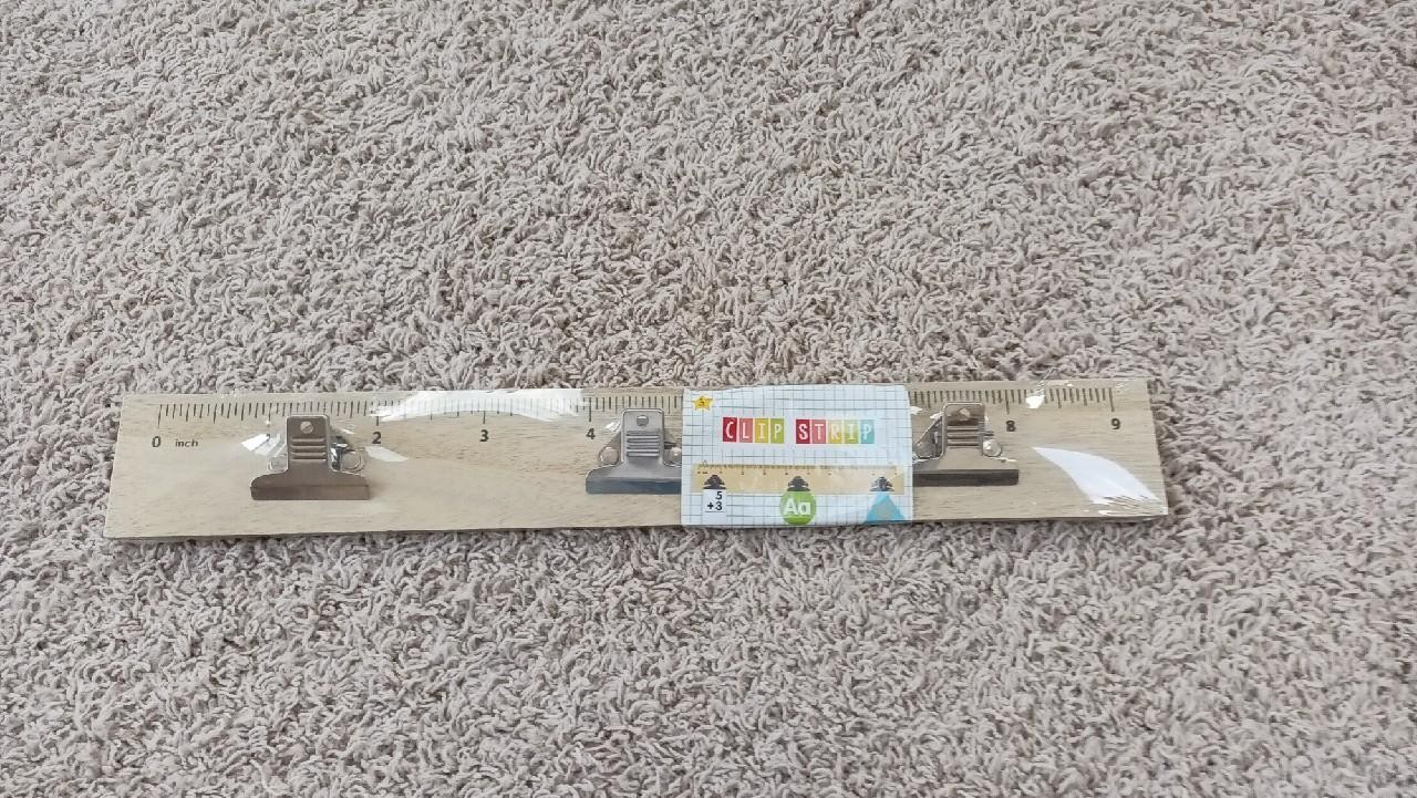 New Target Horizon Ruler Clip Strip Wall Decor Teacher Bullseye's Playground NIP