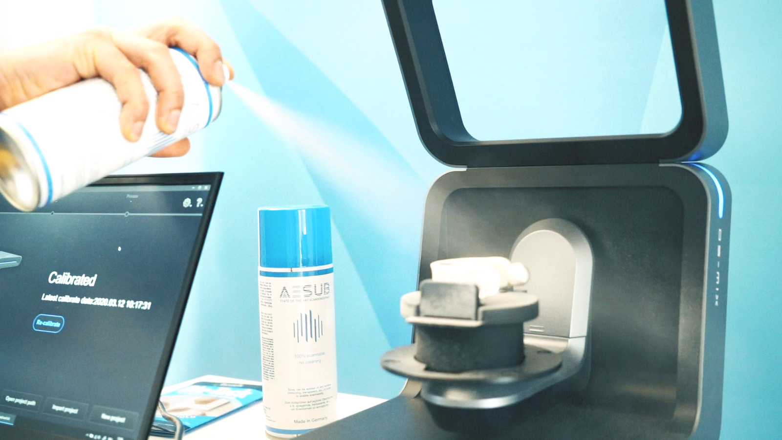 AESUB Blue Scanning Spray Universal self-evaporating 3D scanning spray!
