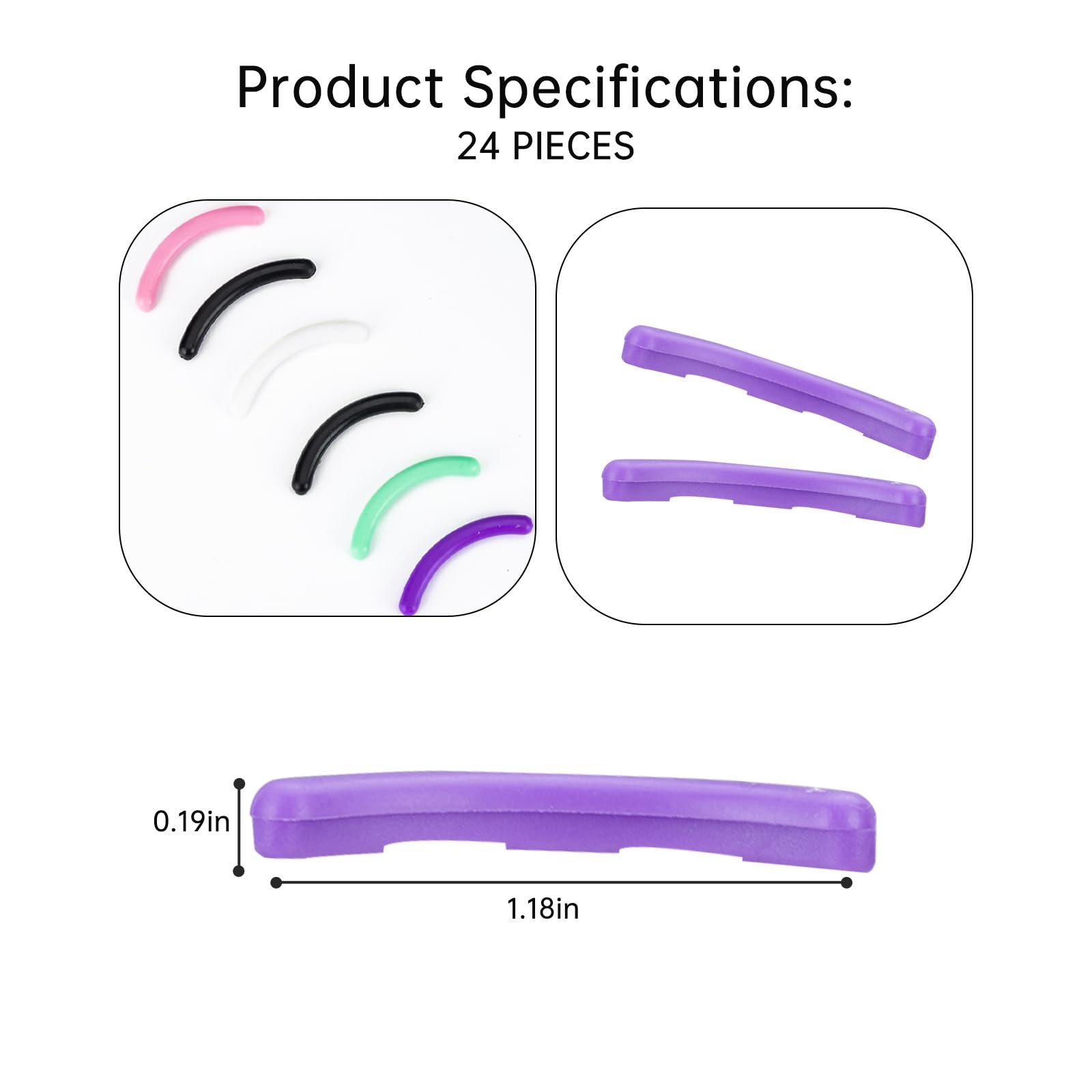 Eyelash Curler Refills Compatible with Tweezerman,Eyelash Curler Refills for ...
