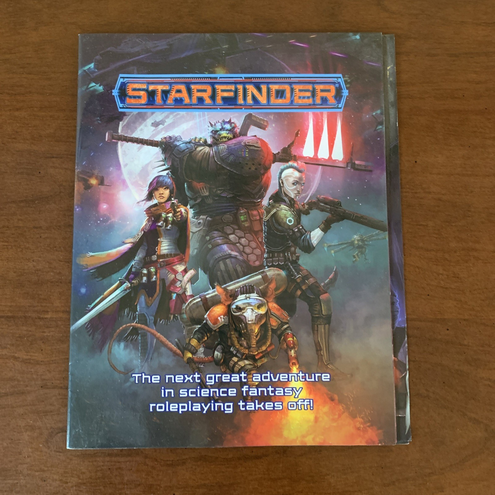 STARFINDER: ABSALOM STATION PROMOTIONAL POSTER, STARFINDER SOCIETY RPG GUILD!
