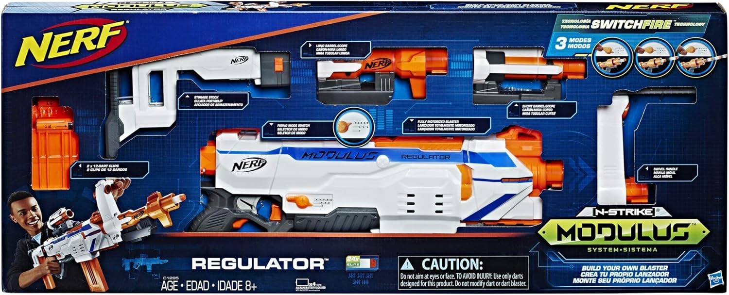 NERF C1294 3 Mode SwitchFire Technology Blaster Modulus Regulator