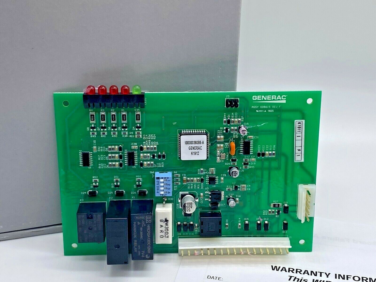 GENUINE GENERAC 0D86150SRV Control Board SAME DAY SHIPPING