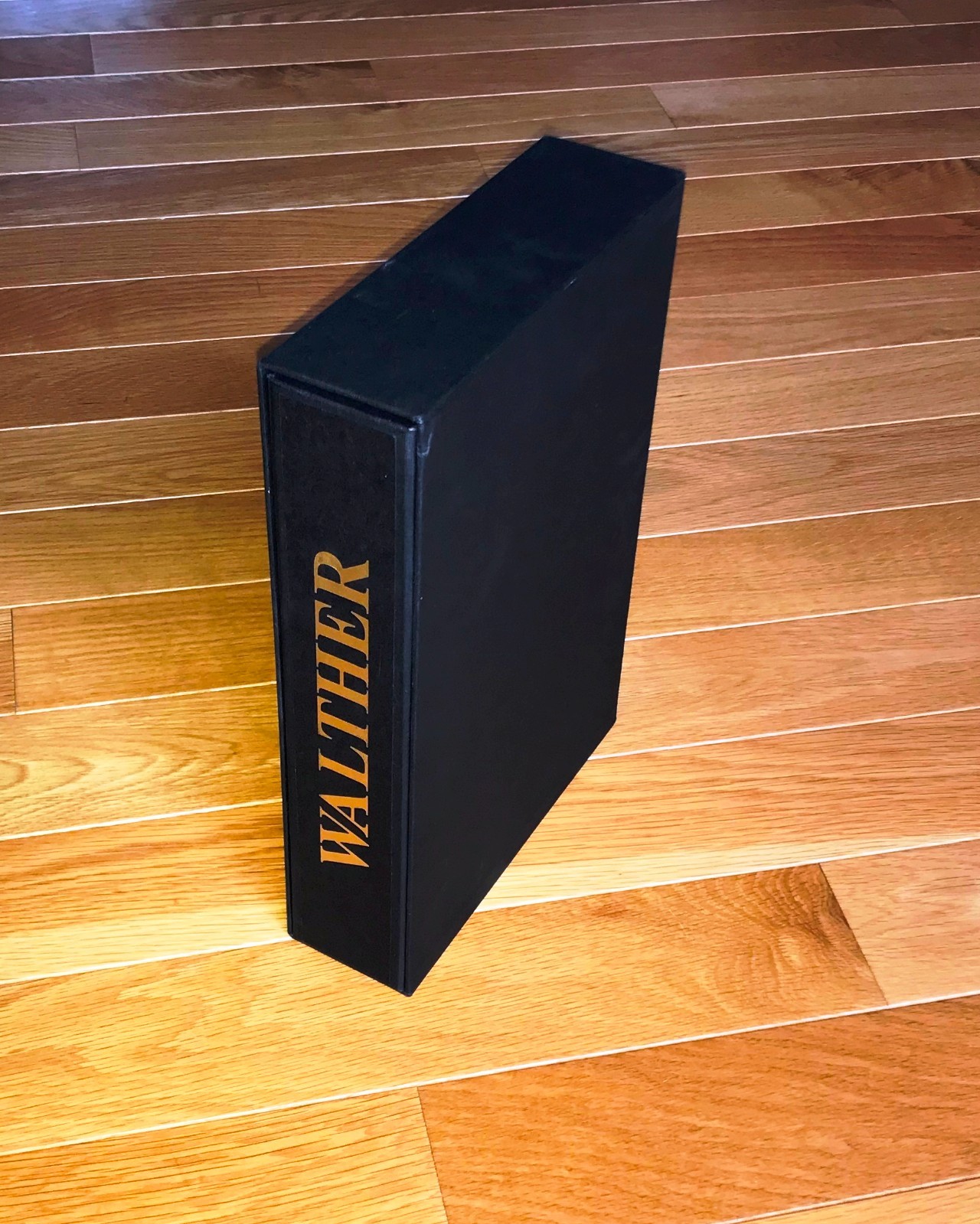 PRESENTATION CUSTOM DISPLAY CASE BOX №1 for WALTHER PPK w/ BOOKCASE COVER
