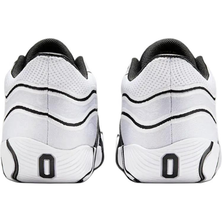 Jordan Tatum 3 Abrasion Resistant Mid Top Childrens Basketball Shoes White Black